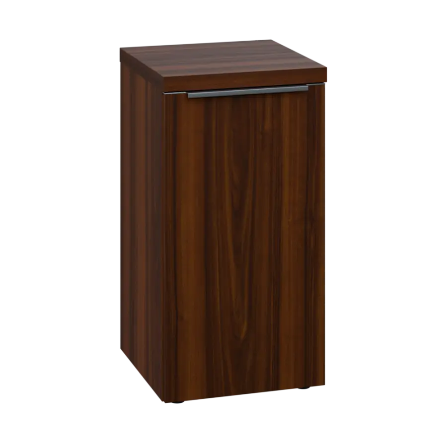 SIN 2 - 4D kancelářská skříň, 1-dveřová, pravá, 770x400x400, ořech královský